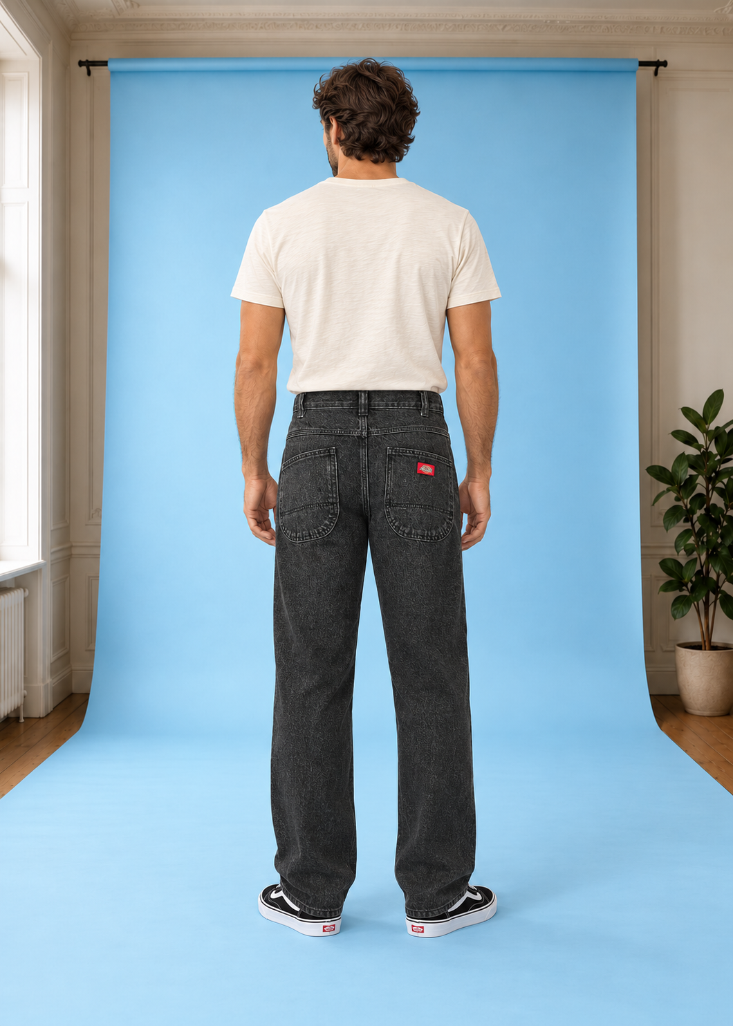 Work Jeans 954 RELAXED STRAIGHT BlackWashFaded