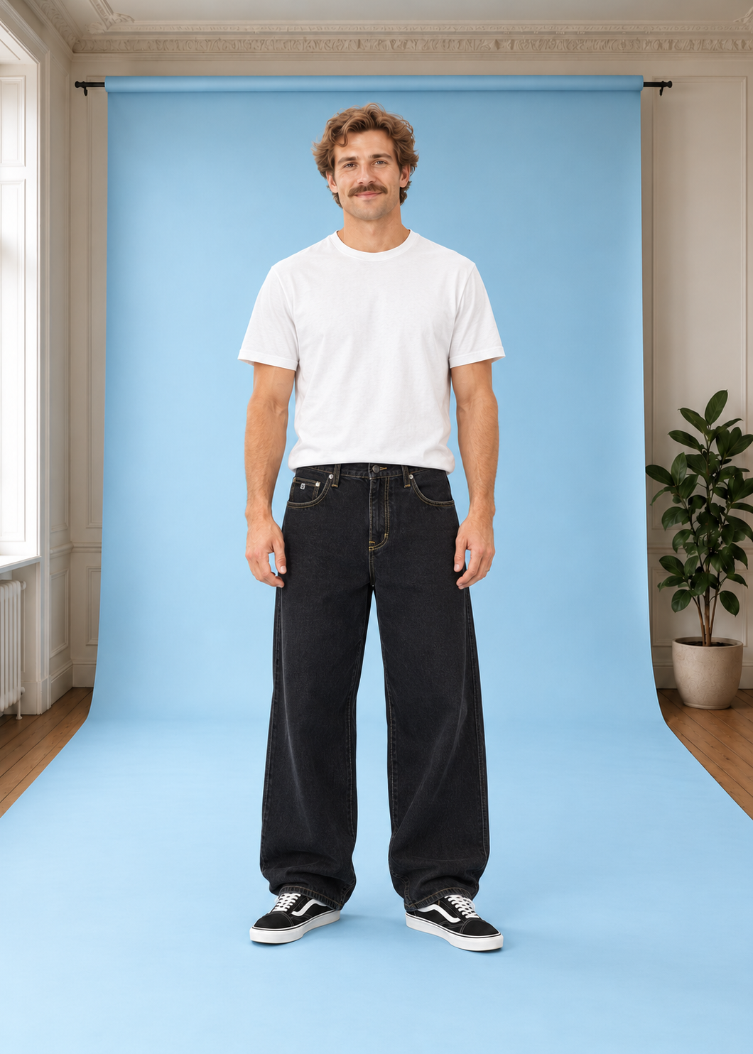 Baggy Jeans Steez Denim BlackDenim