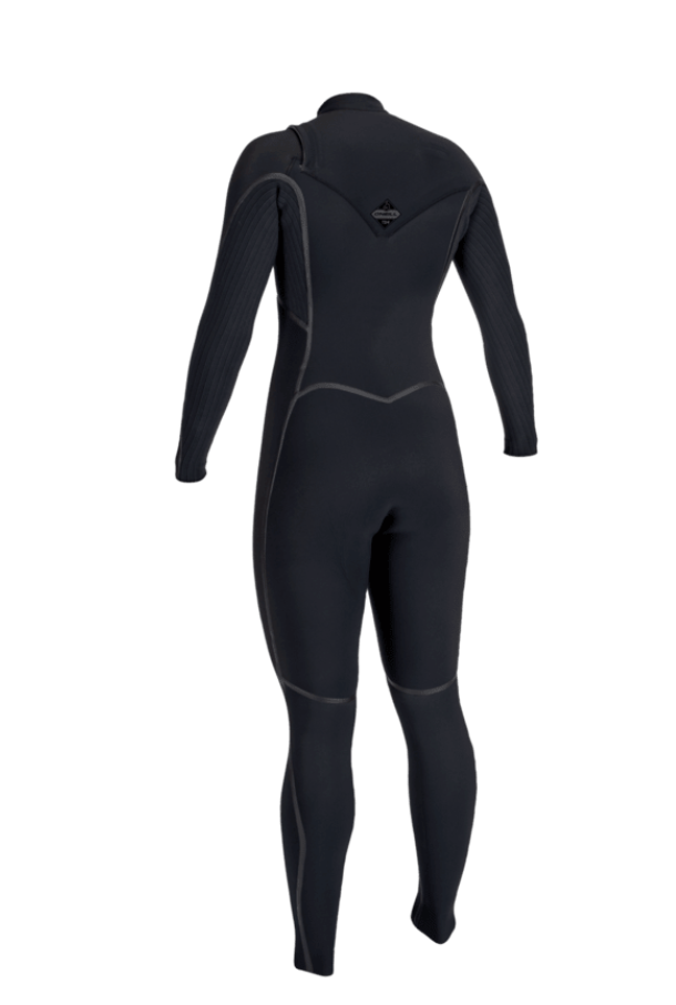 Wms Hyperfreak Fire 5/4+ Chest Zip Full BLK/BLK