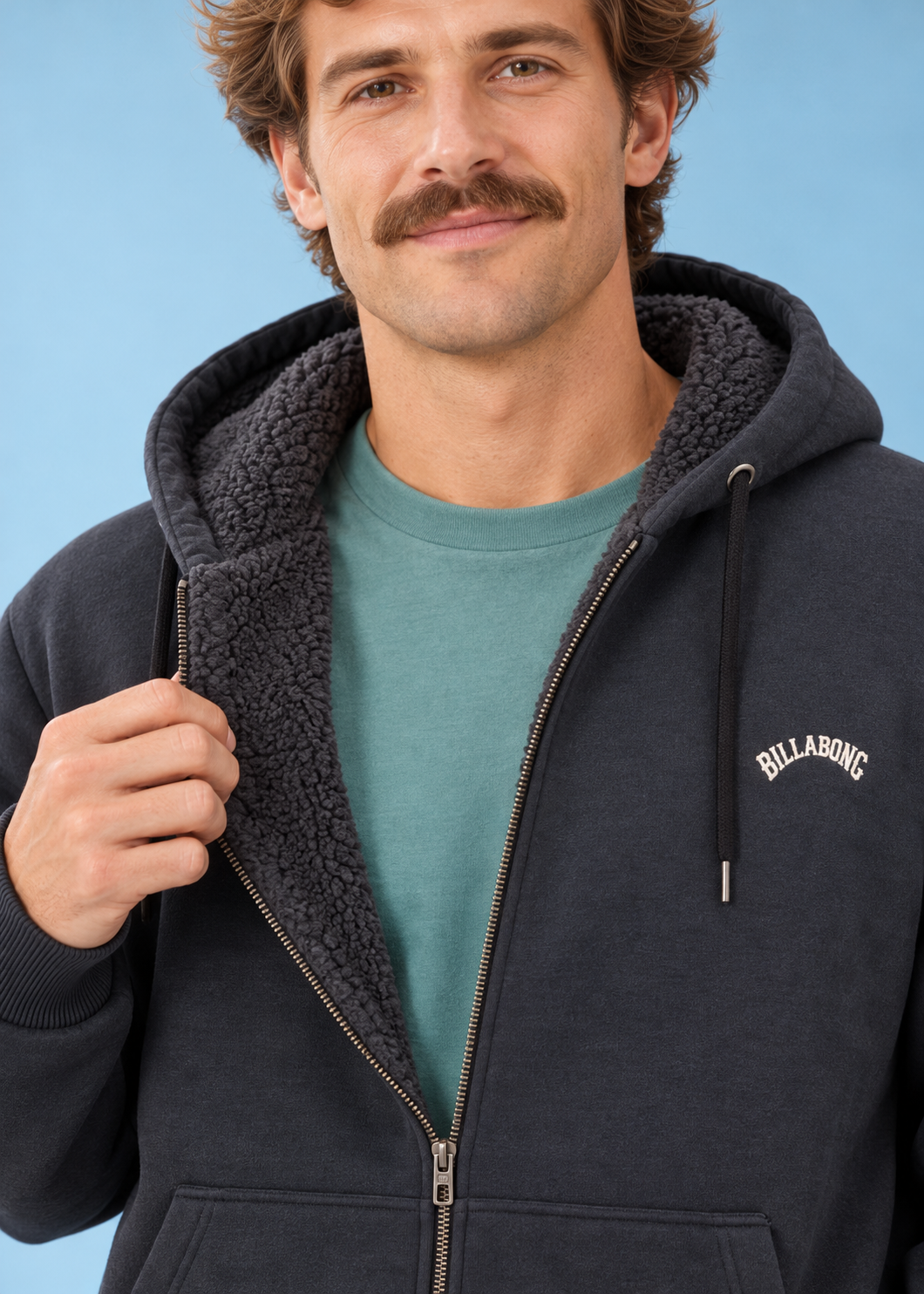 Sweatjacke Arch Sherpa Black