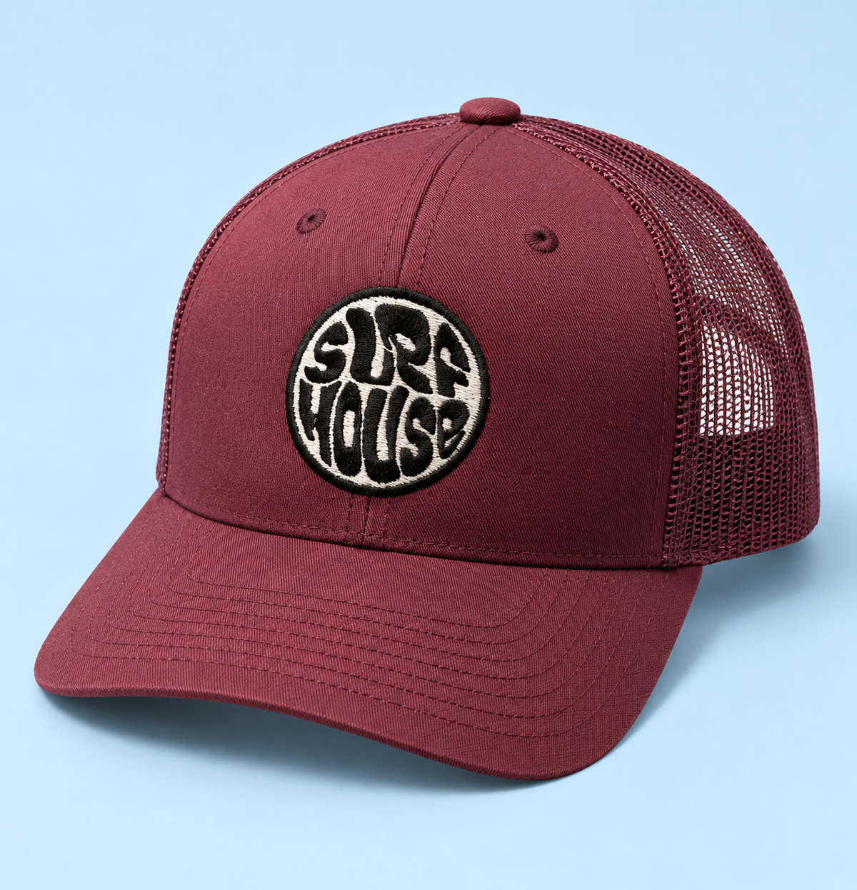 Cap SURFHOUSE Retro Trucker Maroon