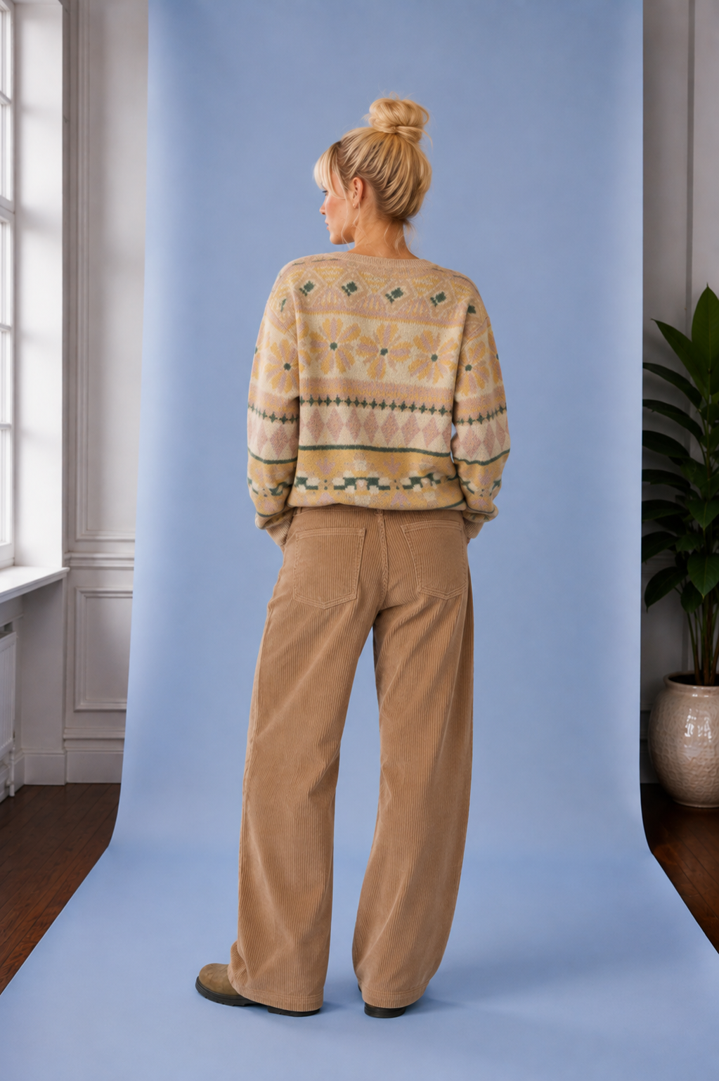 Kordhose Midtown Cord Cobblestone