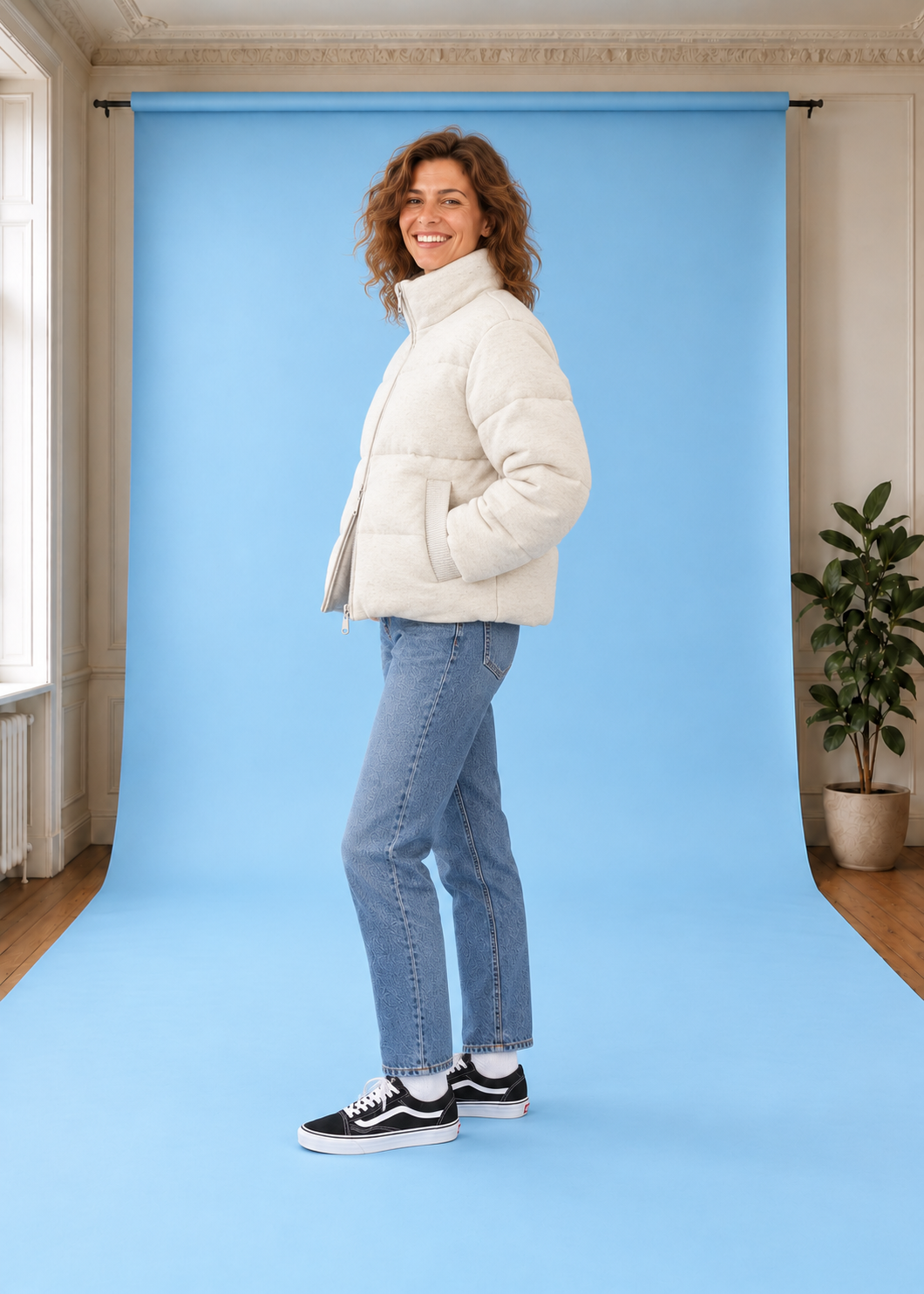 Wendbare Hybridjacke Sintre Beige