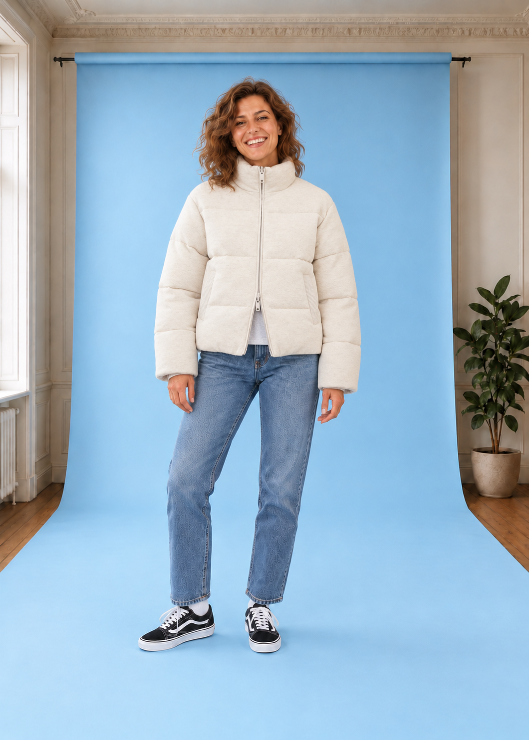 Wendbare Hybridjacke Sintre Beige