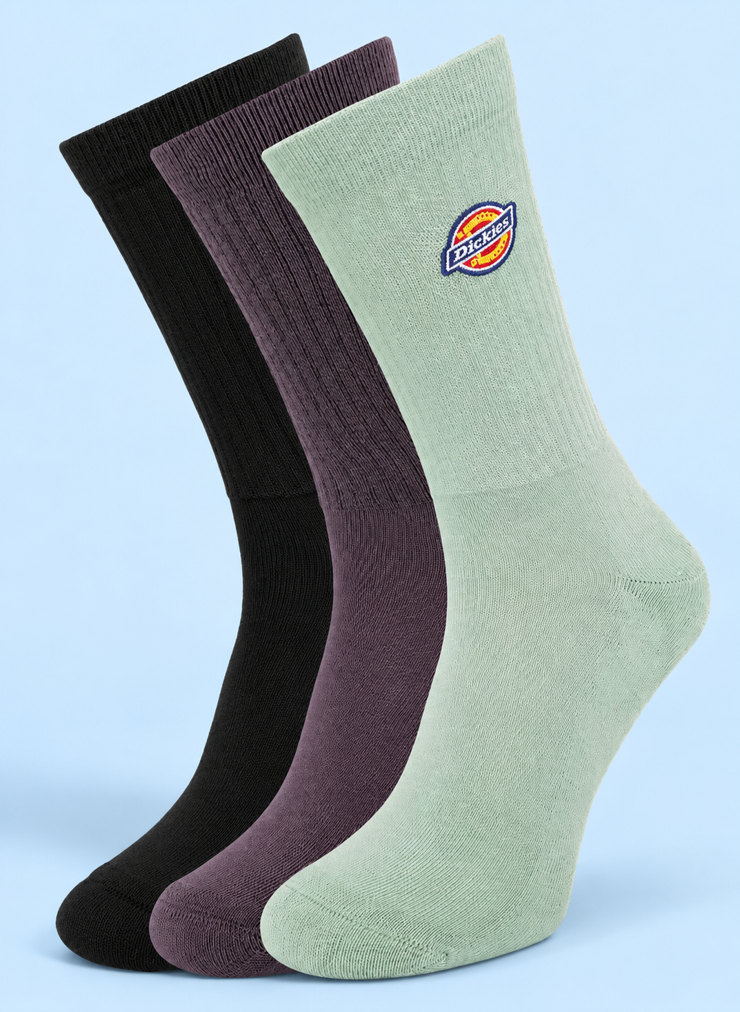 3er Pack Socken VALLEY GROVE SOCKS Lila/Schwarz/Grün