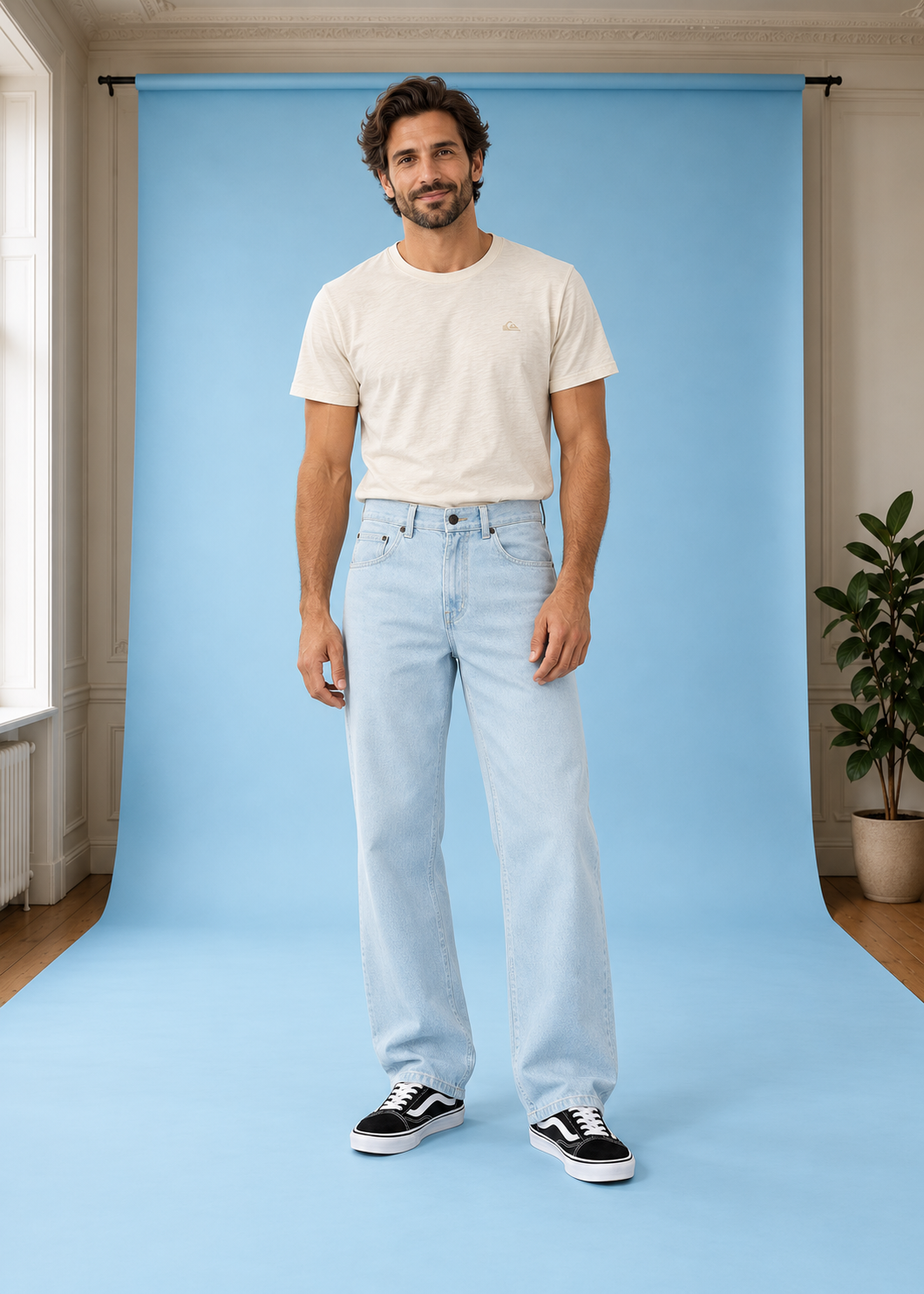 Work Jeans 954 RELAXED STRAIGHT FogBlue