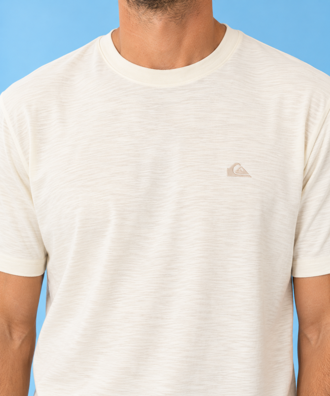 T-Shirt Slub Roundneck White