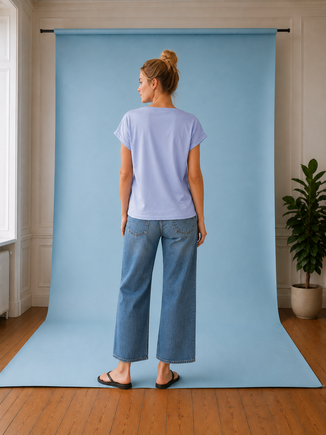 T-Shirt JILAANA SoftBlue