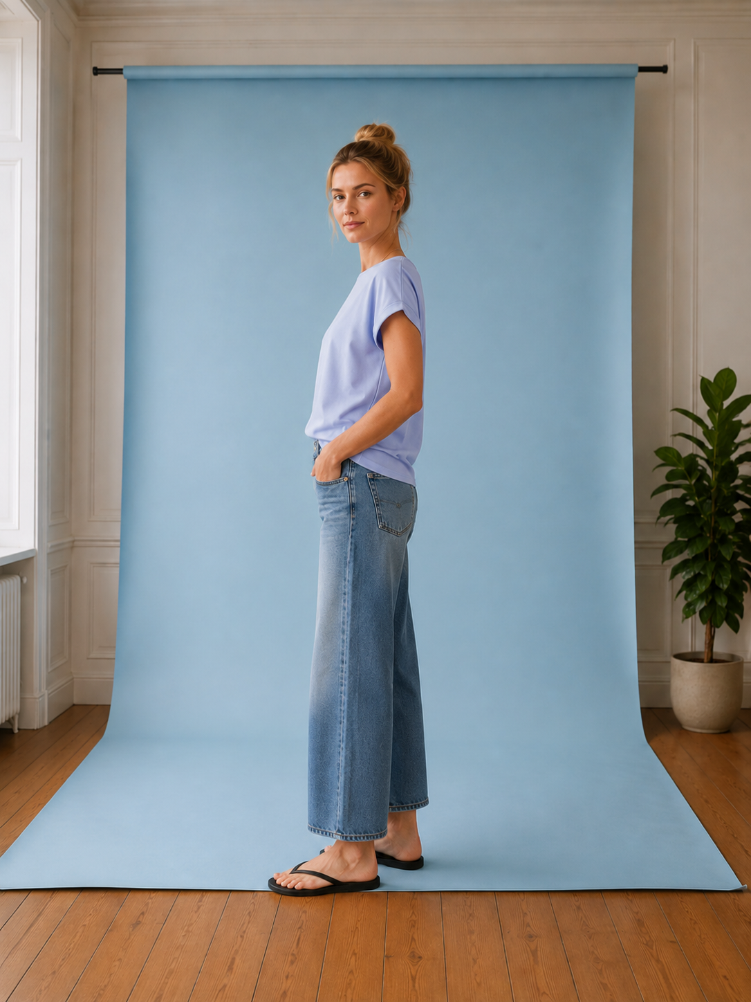 T-Shirt JILAANA SoftBlue