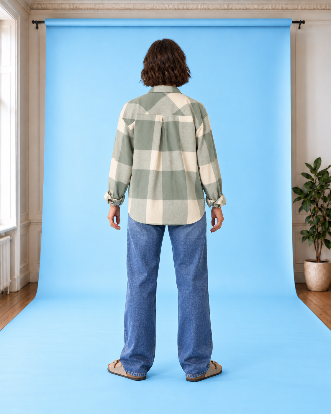 Flanellhemd Nomad Flannel SlateGrey