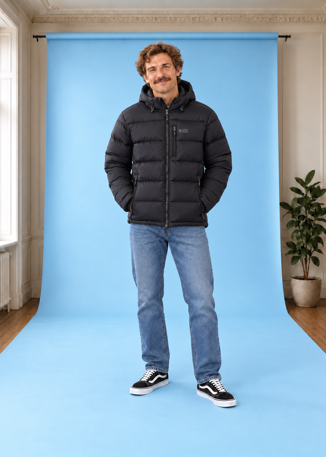 Puffer Jacket Apex Barrier 10K PirateBlack