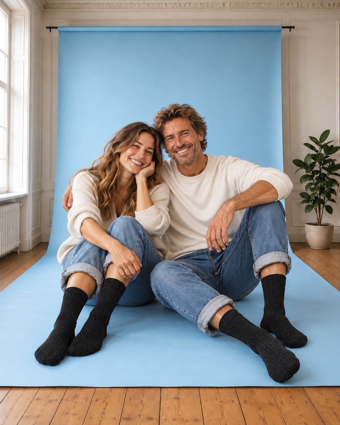 Wool Sock Black