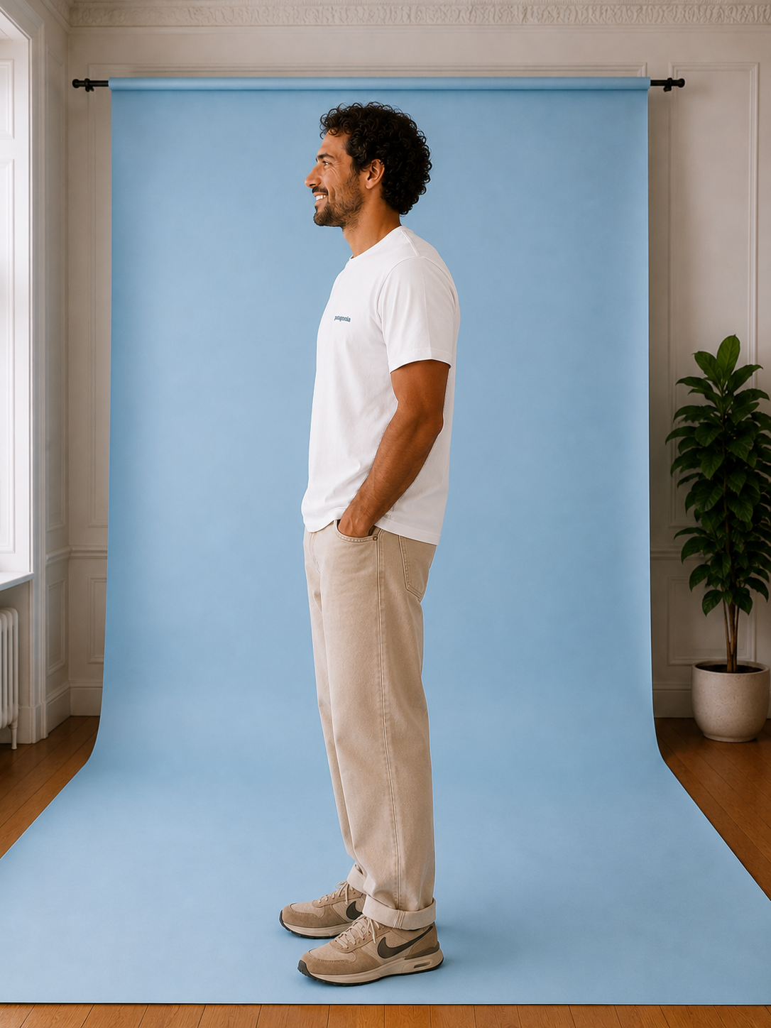 M's Flying Fish Responsibili-Tee FiberWhite