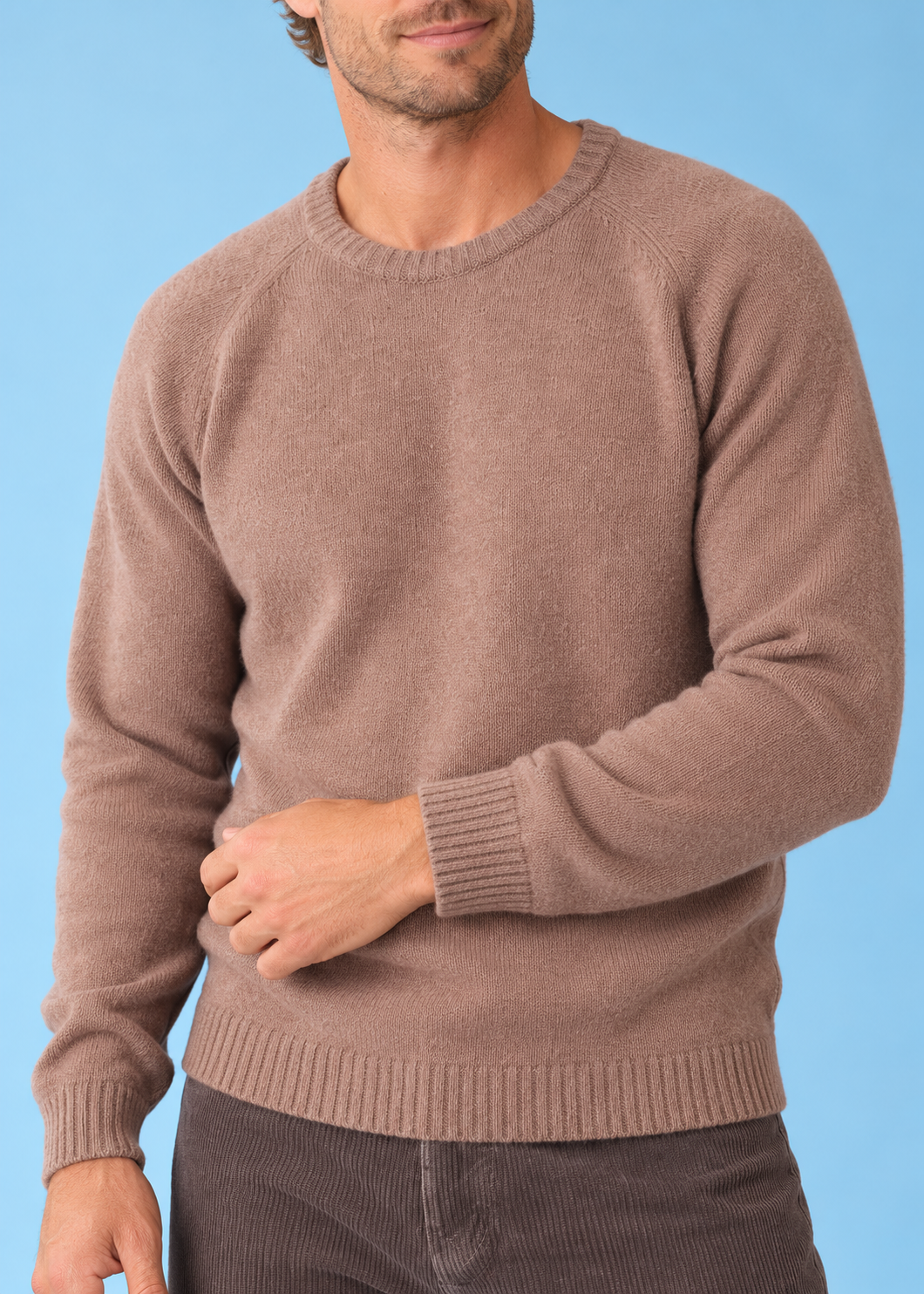 Strickpullover OLE KNIT Cashew