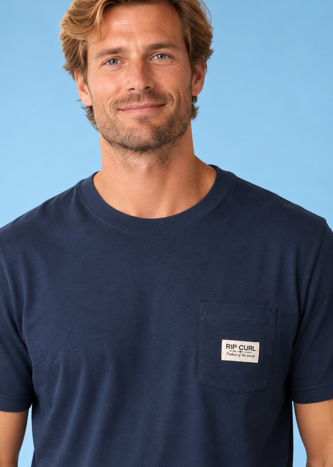 Relaxed T-Shirt Pacific Rinse Pocket DarkNavy