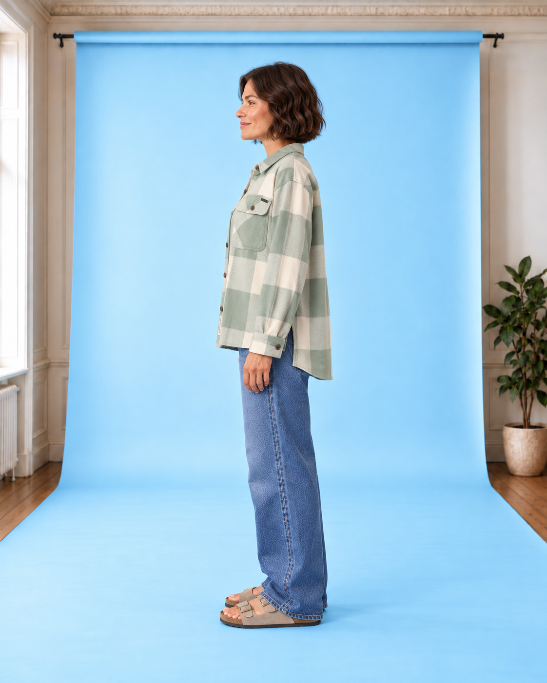 Flanellhemd Nomad Flannel SlateGrey