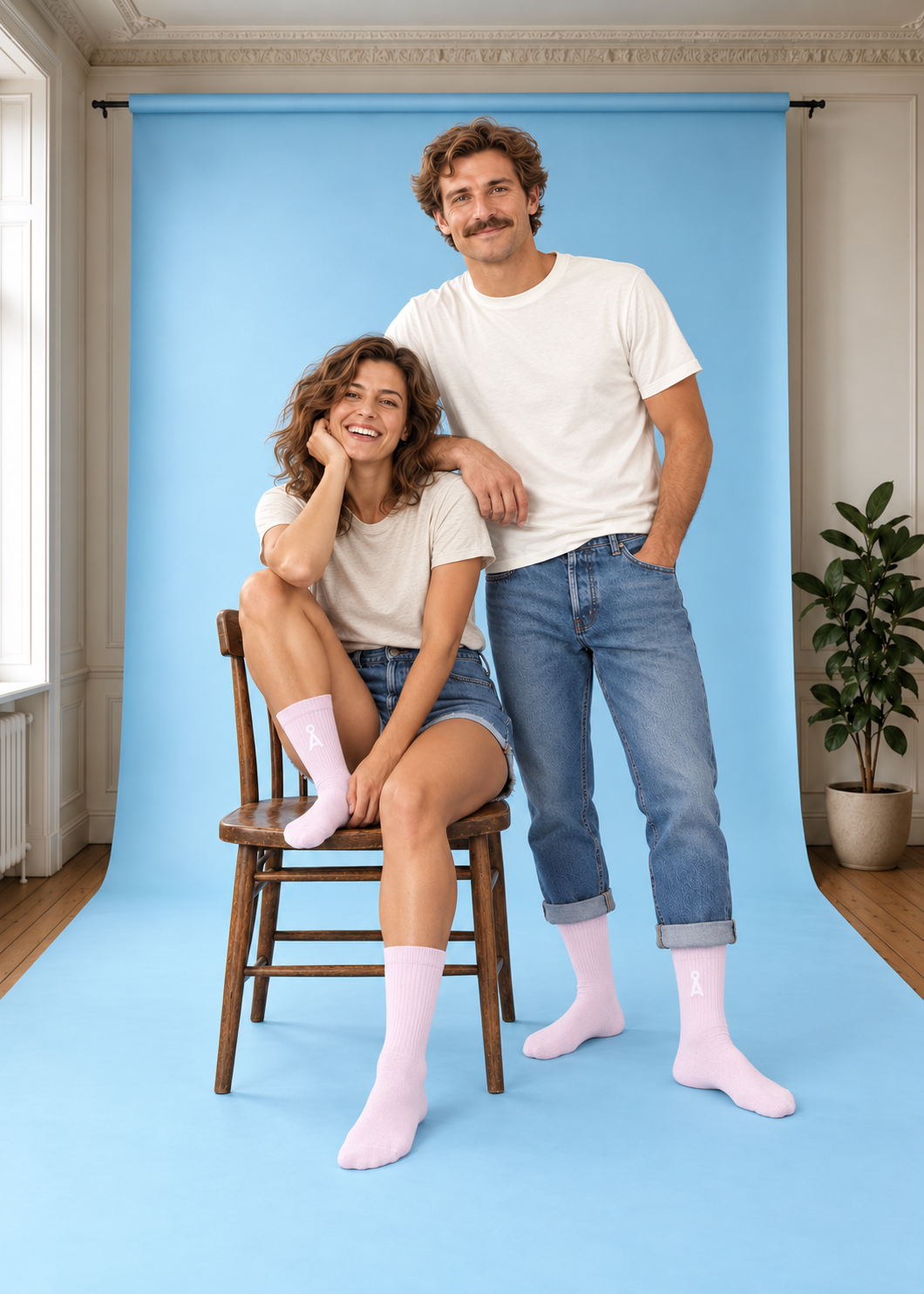 SAAMUS BOLD SOCKS W PinkMist