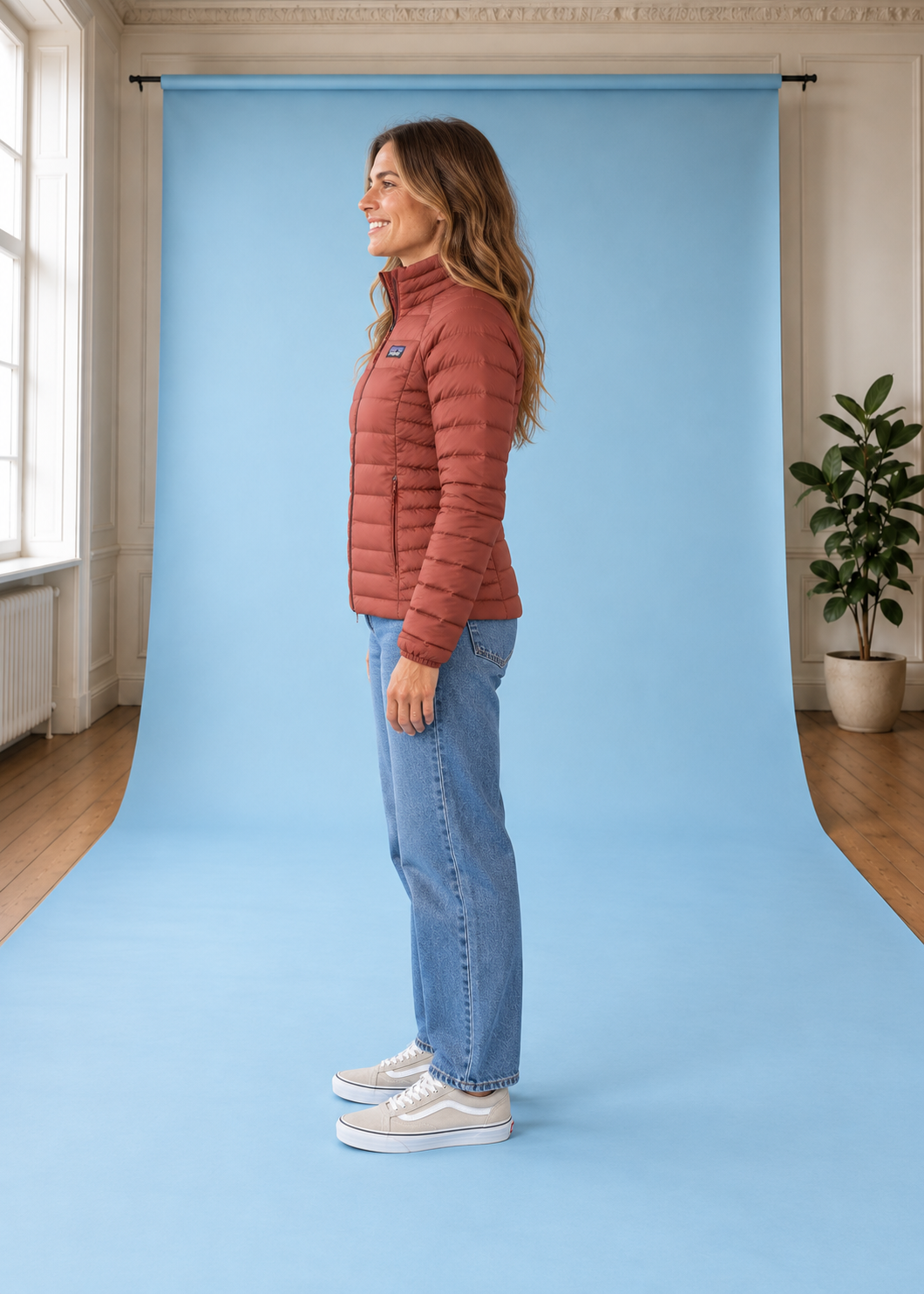 Jacke Women's Down Sweater PottersRed