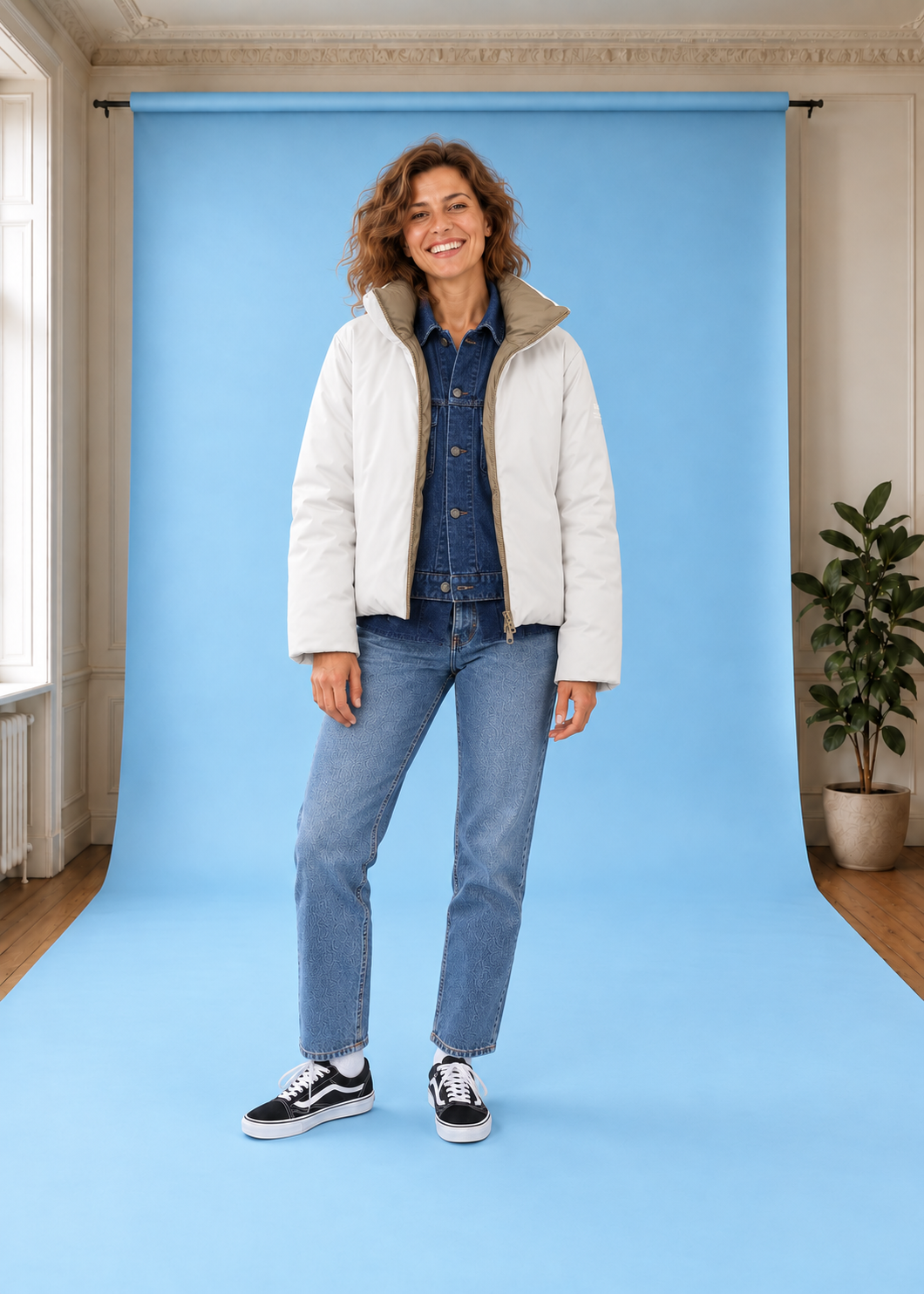 Wendbare Steppjacke MORAN Antarctica