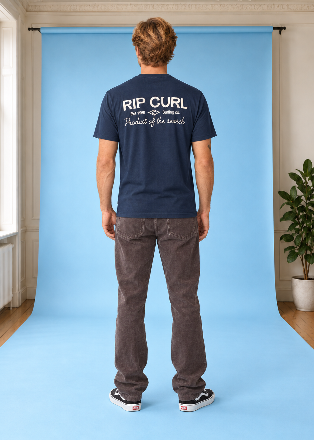 Relaxed T-Shirt Pacific Rinse Pocket DarkNavy