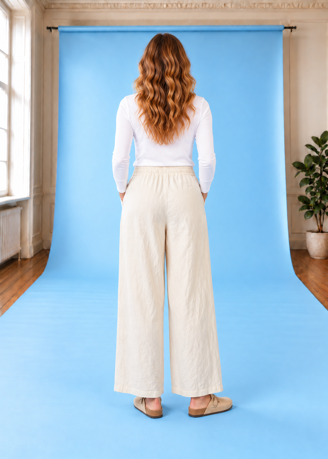 Cotton/Linen Pants Kaja PastelSand