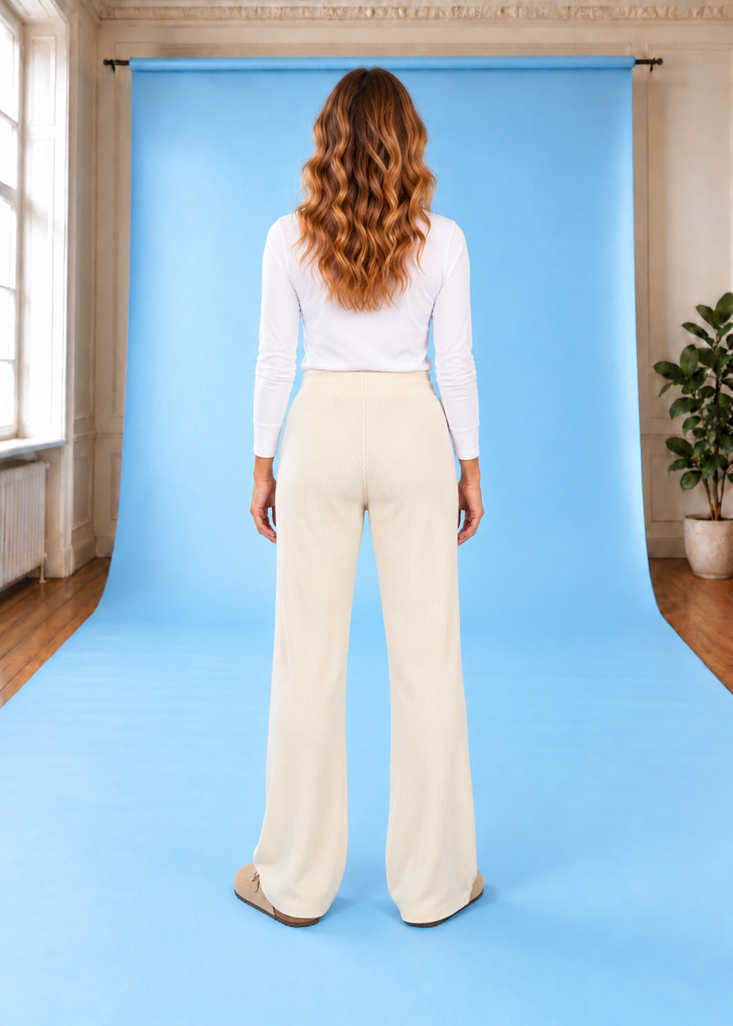 Loungewear-Hose Keep It Straight Whitecap