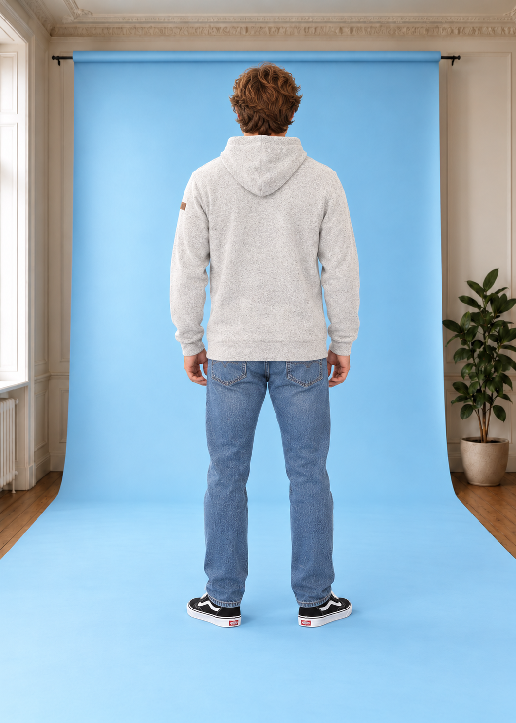 Hoodie Keller LightGreyHeather