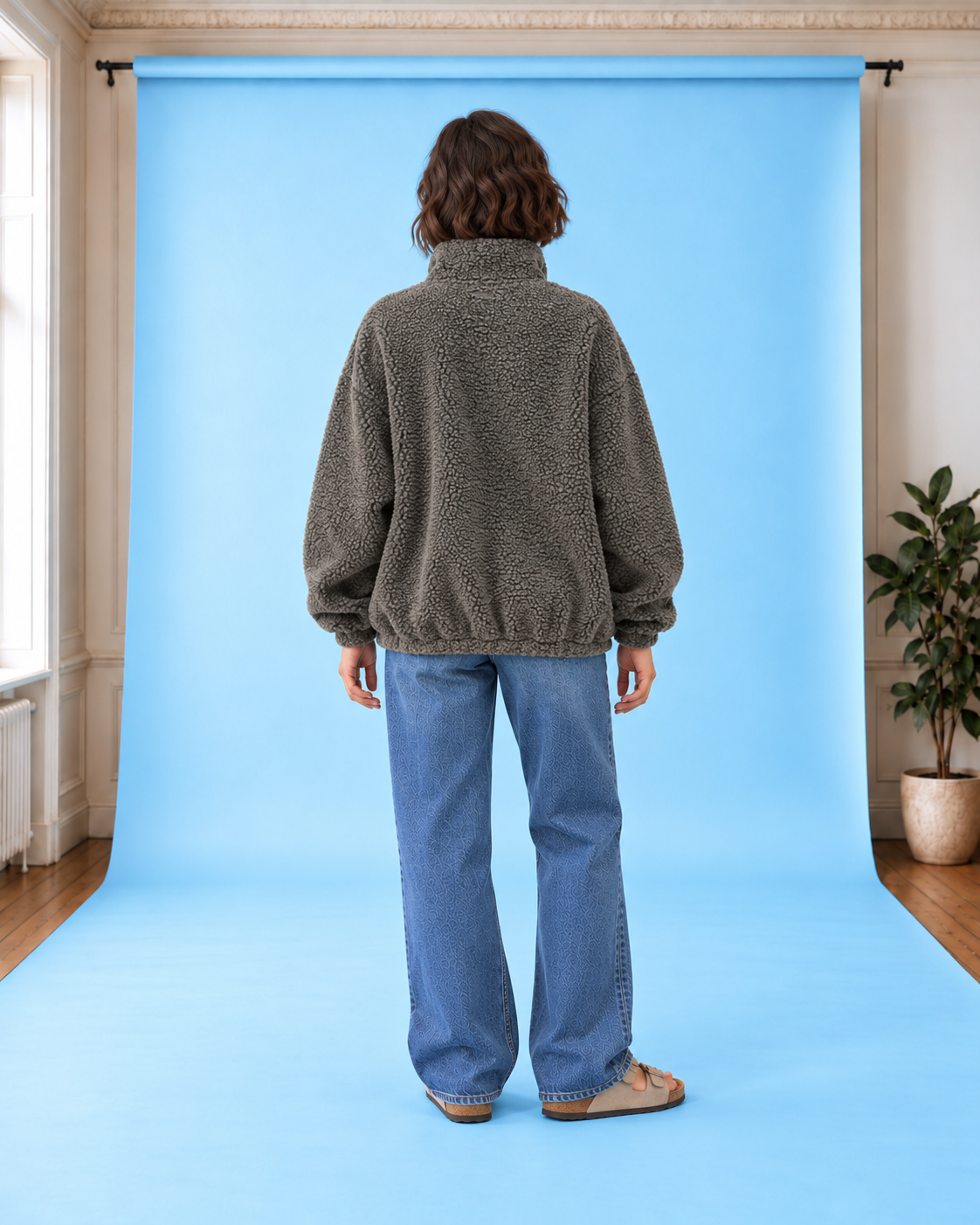 Fleece-Pullover Run The Road OffBlack