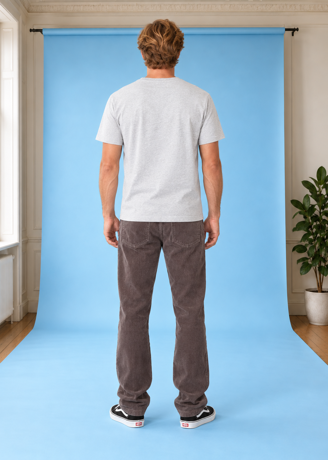 T-Shirt Word Mark LightGreyHeather