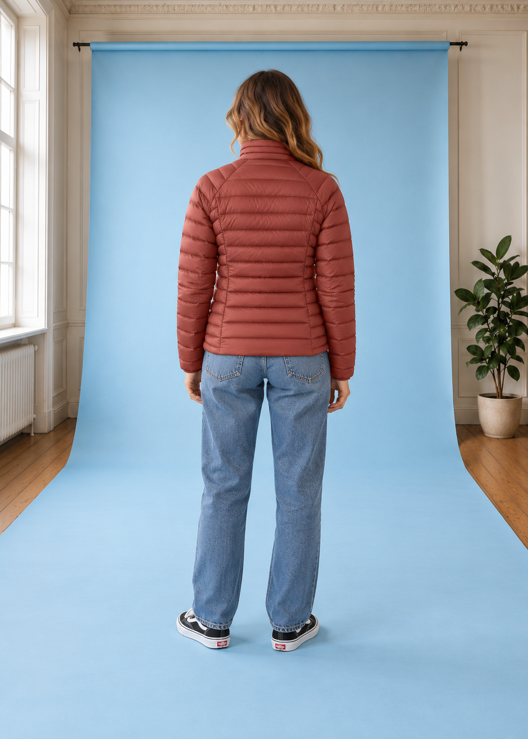 Jacke Women's Down Sweater PottersRed