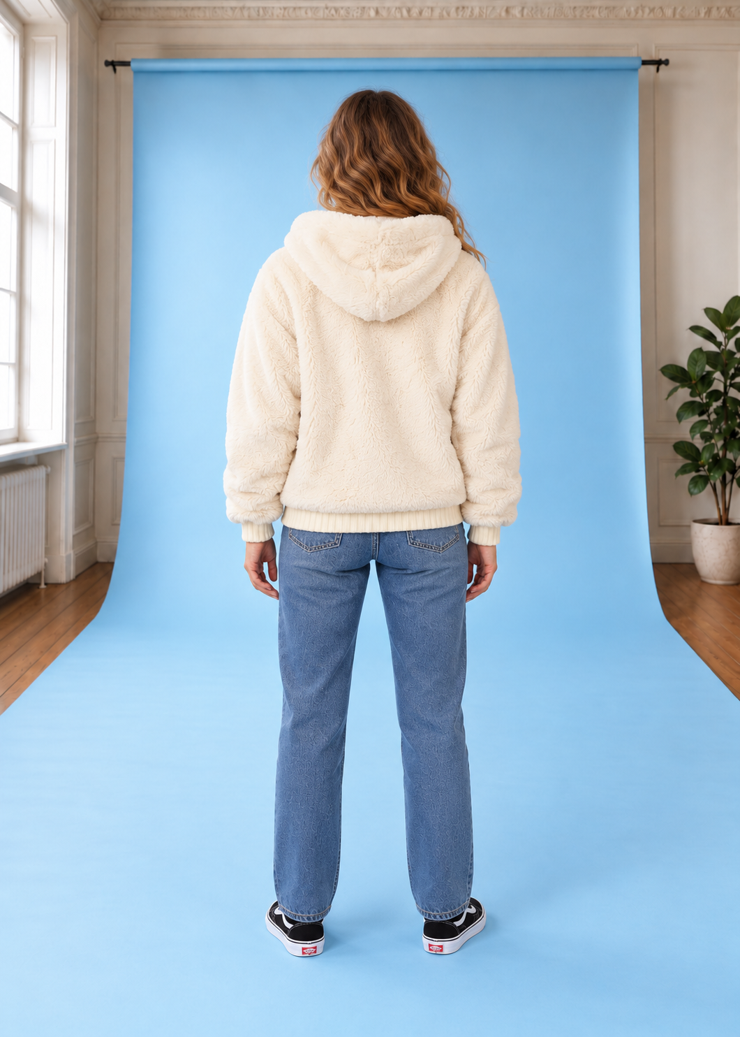 Fleecejacke mit Kapuze Bossa Nova Bone