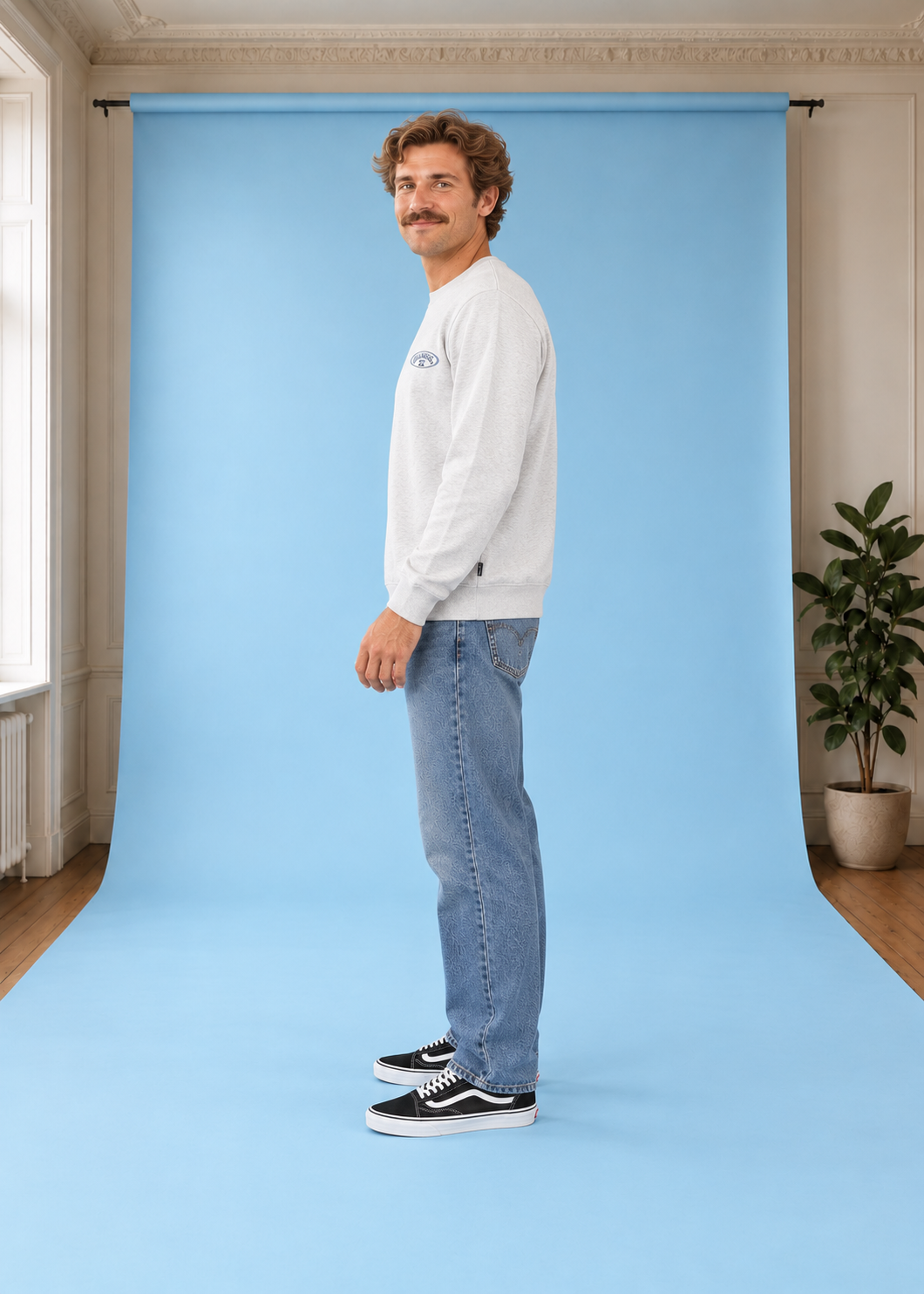 Sweater Foundation LightGreyHeather