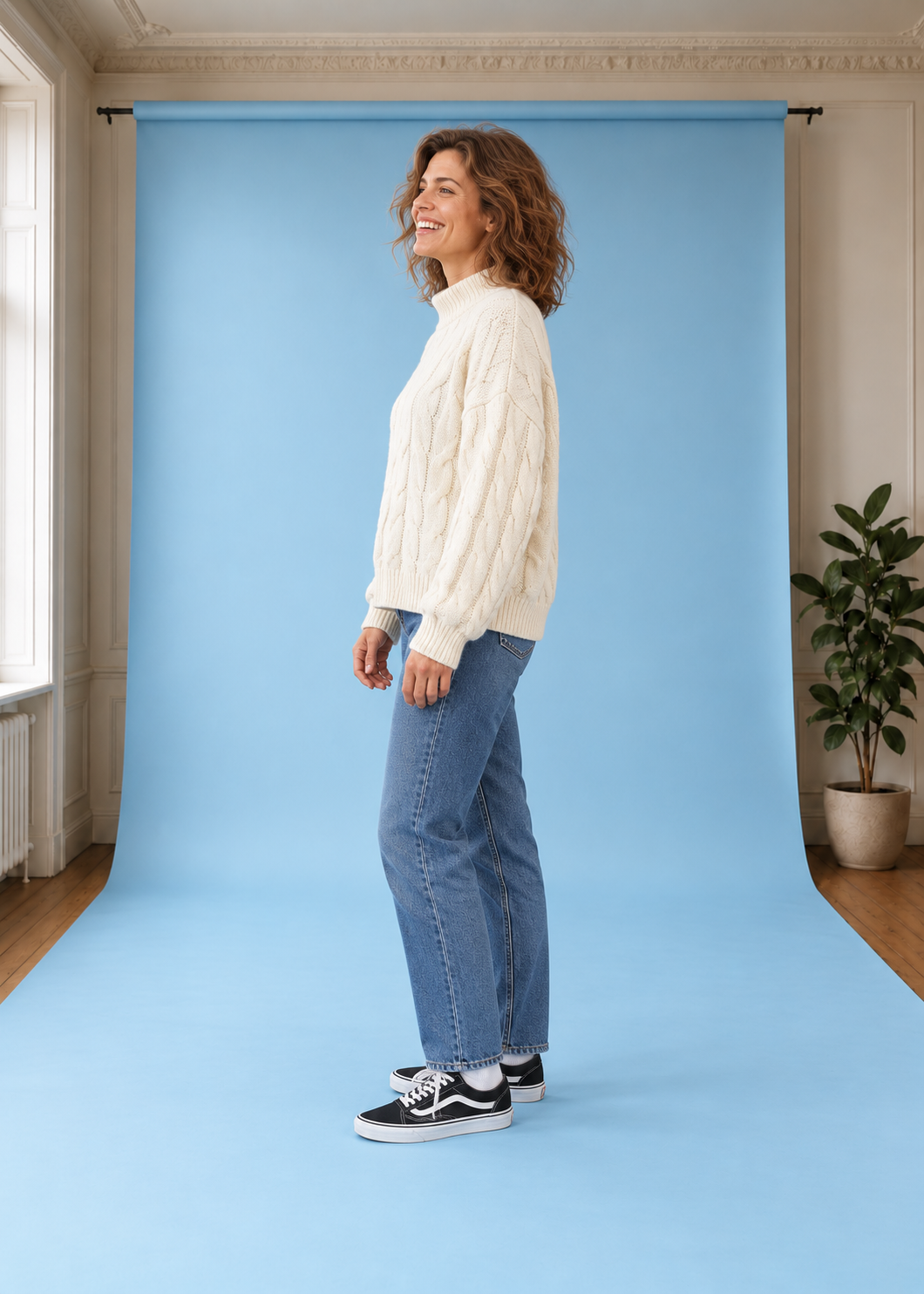 Zopfmuster-Pullover Kindness Is Key CoconutMilk