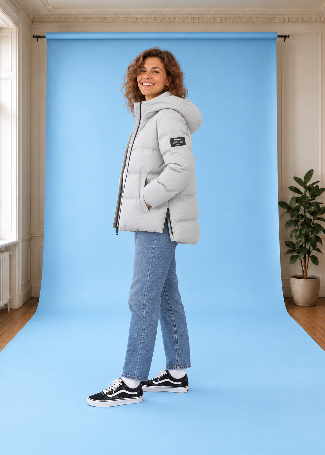 Mantel MIA BluePearl