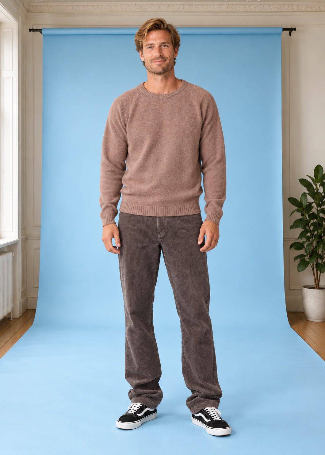 Strickpullover OLE KNIT Cashew