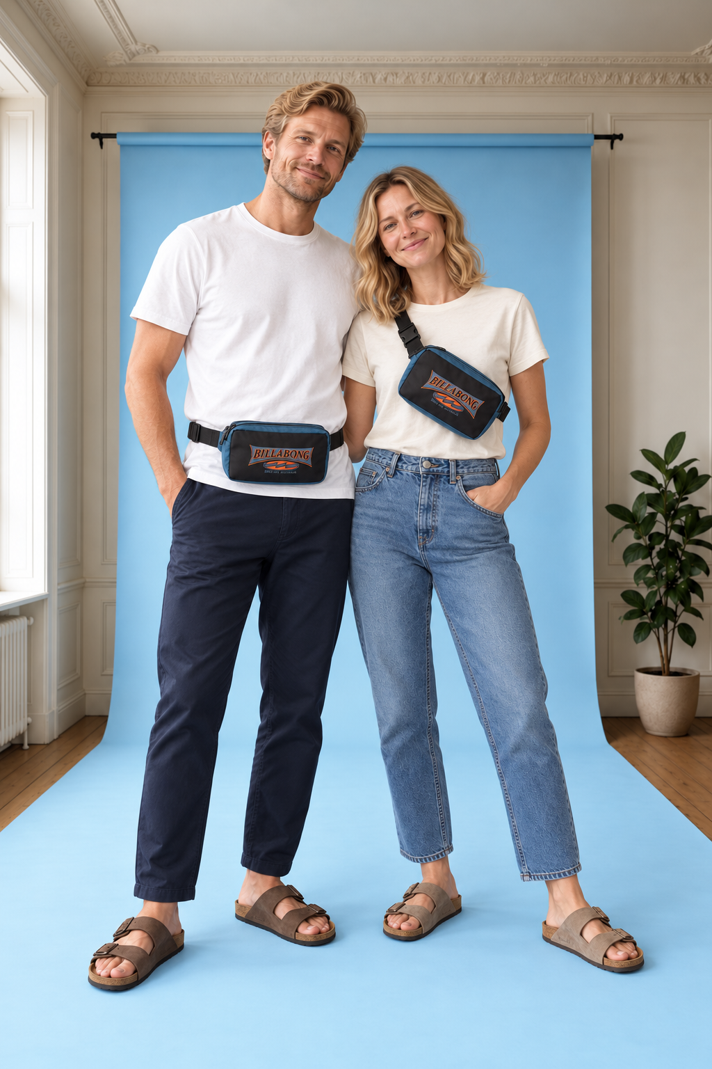 Bauchtasche PULSE WAIST BAG Schwarz/Blau