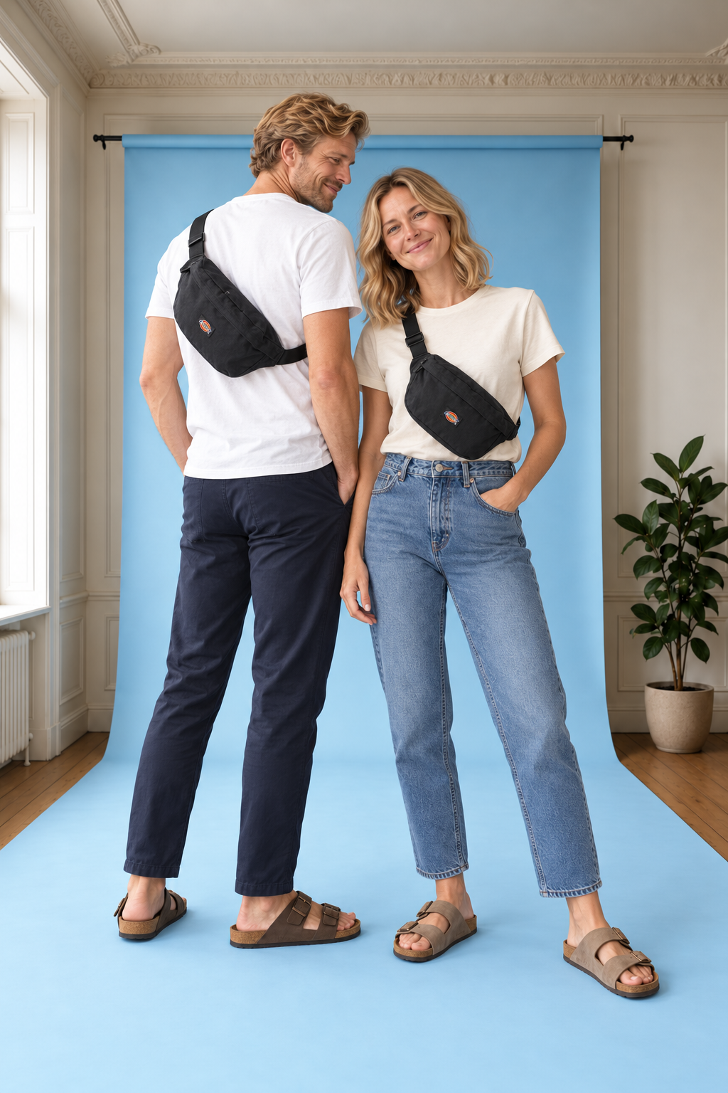 Tasche DUCK CANVAS CROSS BODY Black