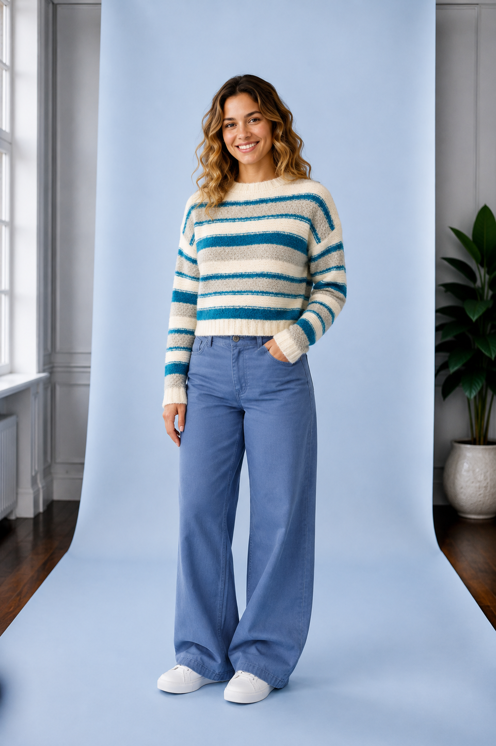 Strickpullover Soft Breeze Whitecap
