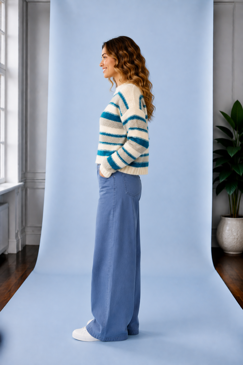 Strickpullover Soft Breeze Whitecap