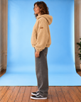 Kapuzen-Fleece Take It Ok Pebble