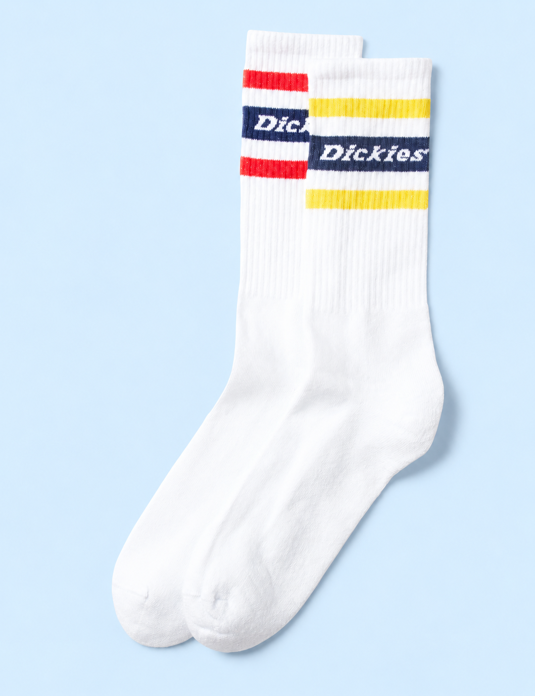 2er-Pack Socken GENOLA mit Kontraststreifen Gelb/Rot