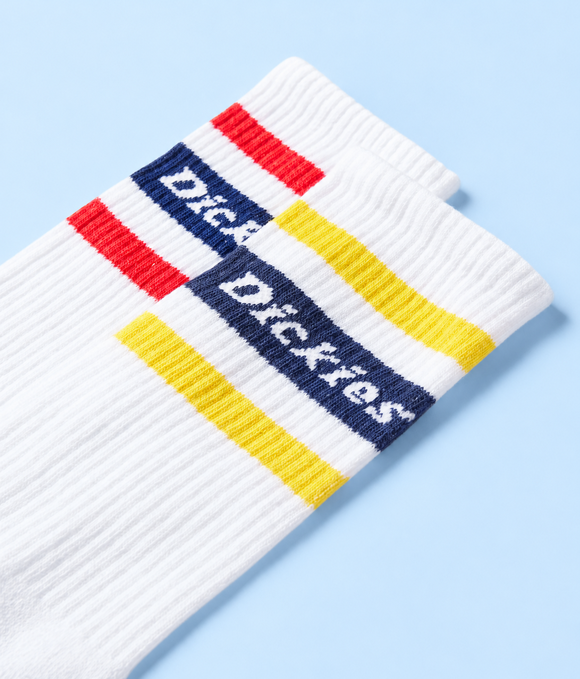 2er-Pack Socken GENOLA mit Kontraststreifen Gelb/Rot