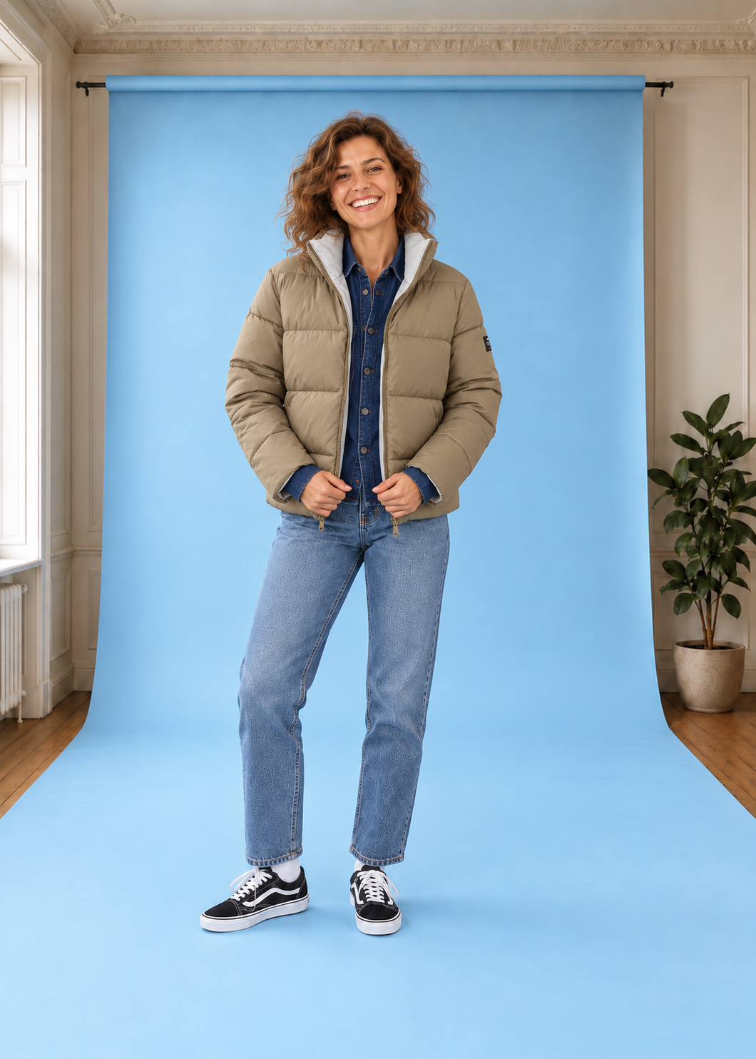 Wendbare Steppjacke MORAN Antarctica